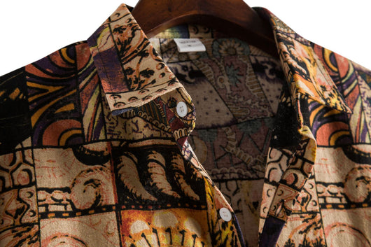 Camisa Casual de Manga Corta para Hombre con Estampado Personalizado - Image 2