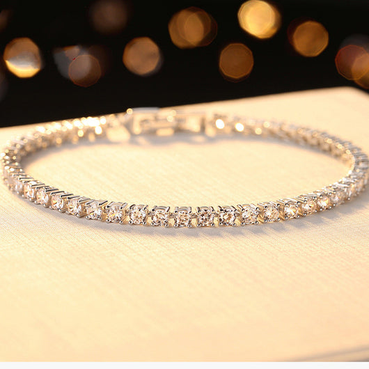 Pulsera de Plata 925 Estilo Coreano con Circonitas Brillantes - Image 11