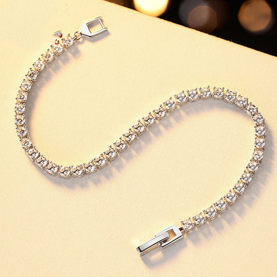 Pulsera de Plata 925 Estilo Coreano con Circonitas Brillantes - Image 5