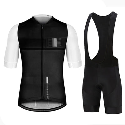 Conjunto de Ciclismo de Manga Corta con Babero Acolchado - Image 8