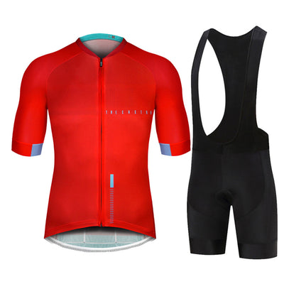 Conjunto de Ciclismo de Manga Corta con Babero Acolchado - Image 11