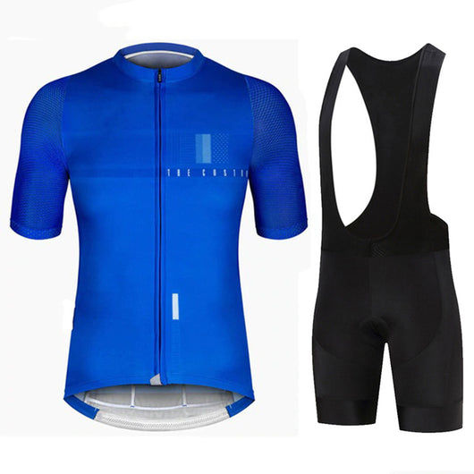 Conjunto de Ciclismo de Manga Corta con Babero Acolchado - Image 12