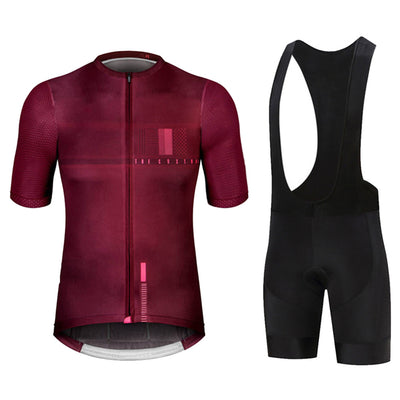 Conjunto de Ciclismo de Manga Corta con Babero Acolchado - Image 6