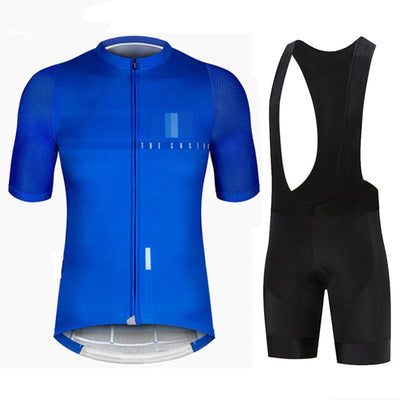 Conjunto de Ciclismo de Manga Corta con Babero Acolchado - Image 5