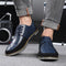 Zapatos Casuales Hombre Talla Grande 46 - Mocasines Transpirables Estilo Británico