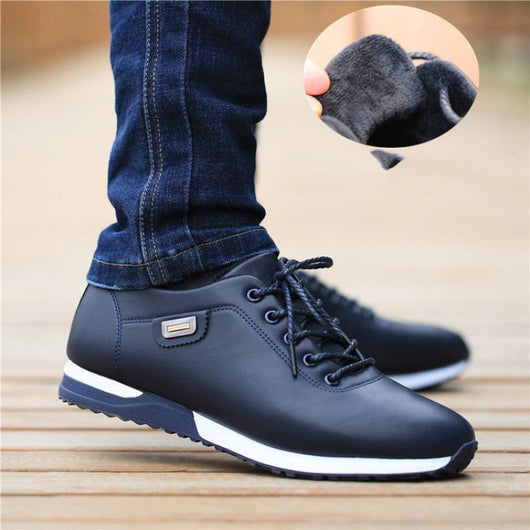 Zapatos Casuales de Cuero PU para Hombre - Sneakers Transpirables y Cómodos - Image 3