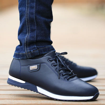Zapatos Casuales de Cuero PU para Hombre - Sneakers Transpirables y Cómodos - Image 7