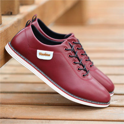Zapatos Casuales de Cuero PU para Hombre - Sneakers Transpirables y Cómodos - Image 8