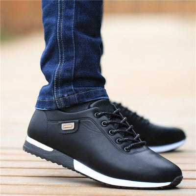 Zapatos Casuales de Cuero PU para Hombre - Sneakers Transpirables y Cómodos - Image 11