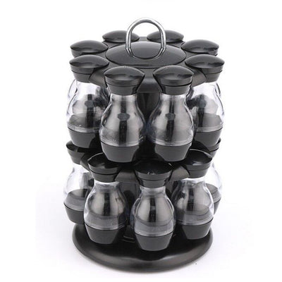 Organizador de Especias Giratorio de Doble Nivel para Cocina - Image 12
