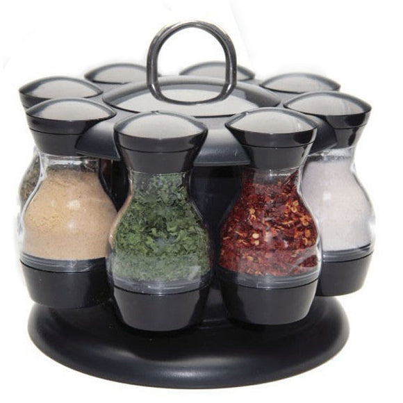 Organizador de Especias Giratorio de Doble Nivel para Cocina