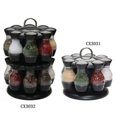 Organizador de Especias Giratorio de Doble Nivel para Cocina