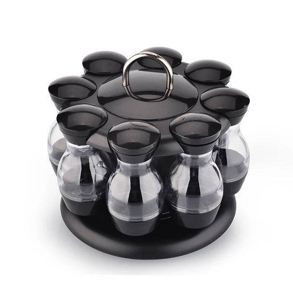 Organizador de Especias Giratorio de Doble Nivel para Cocina - Image 4