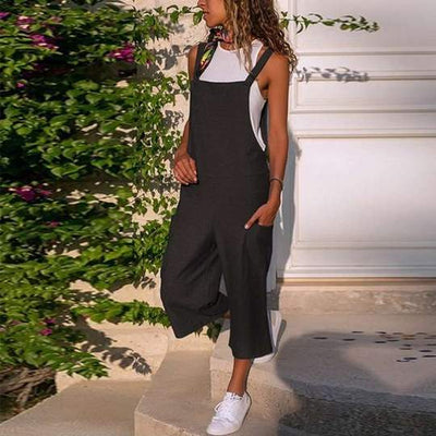 Pantalones Sueltos de Algodón y Lino para Mujer - Comodidad Casual - Image 6