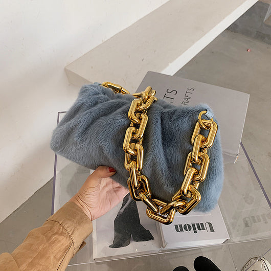Bolso de Cadena Plisado Estilo Coreano con Textura Acolchada - Image 10