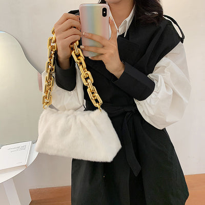 Bolso de Cadena Plisado Estilo Coreano con Textura Acolchada - Image 5