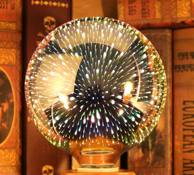 Bombilla Decorativa 3D con Efecto Fuegos Artificiales - Cristal Plateado Multicolor - Image 14
