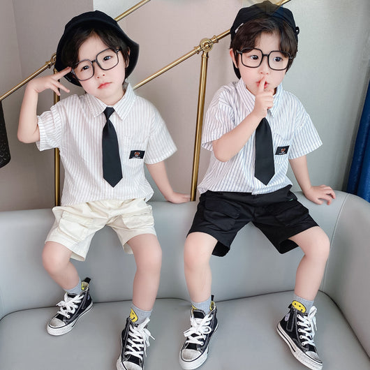 Conjunto de Dos Piezas en Algodón para Niños - Ropa Deportiva Moderna - Image 9