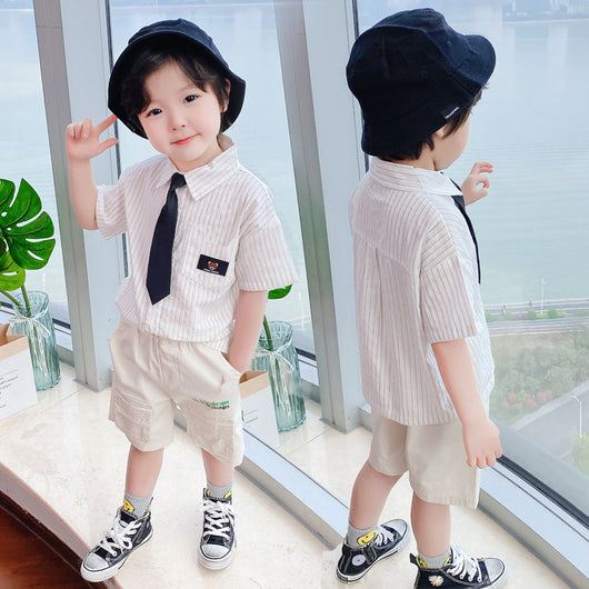 Conjunto de Dos Piezas en Algodón para Niños - Ropa Deportiva Moderna - Image 7