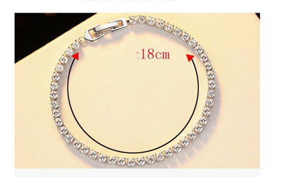 Pulsera de Plata 925 Estilo Coreano con Circonitas Brillantes - Image 6