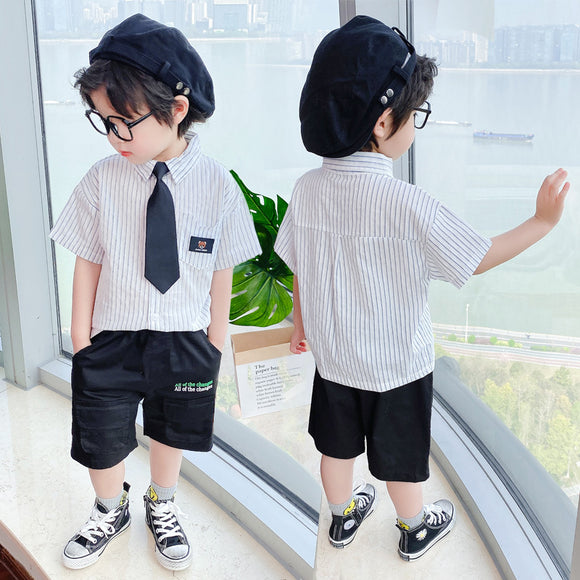 Conjunto de Dos Piezas en Algodón para Niños - Ropa Deportiva Moderna