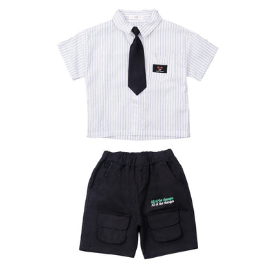 Conjunto de Dos Piezas en Algodón para Niños - Ropa Deportiva Moderna - Image 4