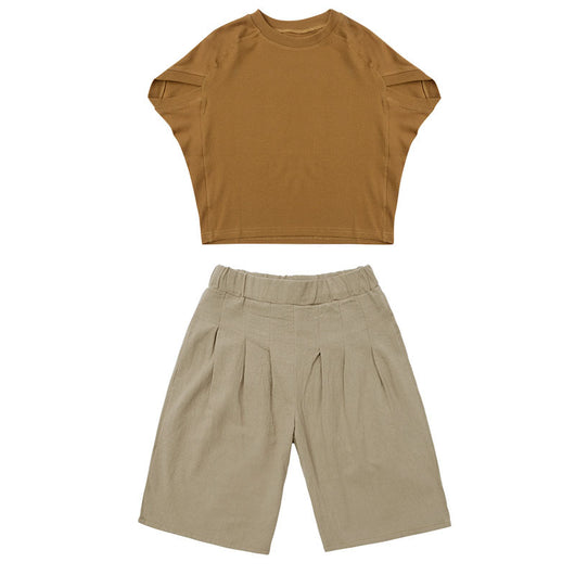 Conjunto de Verano para Niñas - Pantalón Ancho de Algodón y Lino Estilo Occidental - Image 5