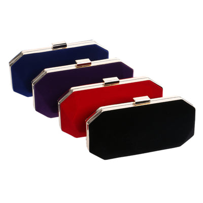 Bolso de Noche Terciopelo Clutch Elegante para Eventos