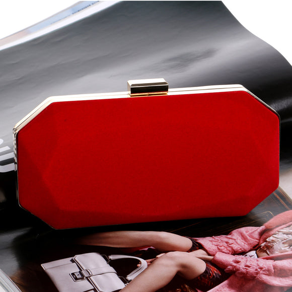 Bolso de Noche Terciopelo Clutch Elegante para Eventos