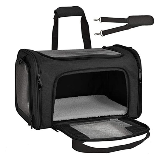Bolsa de Transporte para Mascotas - Mochila de Hombro Cómoda y Segura