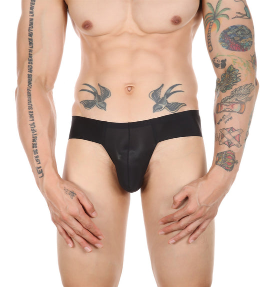 Calzoncillos de Seda de Hielo para Hombre de Una Pieza, Transpirables y de Color Sólido - Image 10