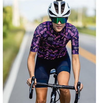 Jersey de Ciclismo para Mujer con Estampado de Piña - Conjunto Completo de Ropa de Ciclo - Image 11