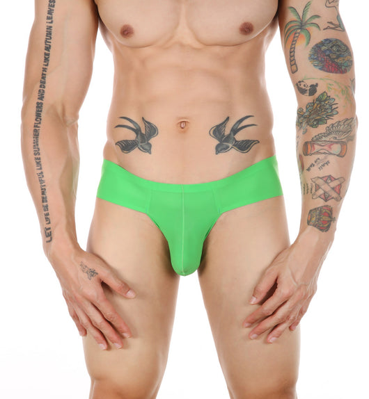 Calzoncillos de Seda de Hielo para Hombre de Una Pieza, Transpirables y de Color Sólido - Image 6