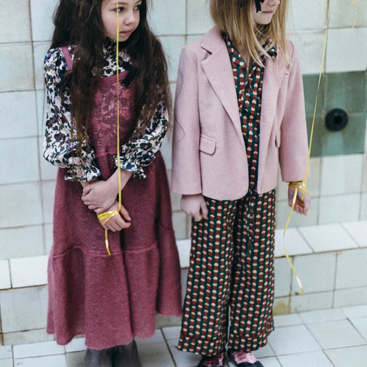 Conjuntos de Algodón Estampados Retro para Niños y Niñas - Image 4