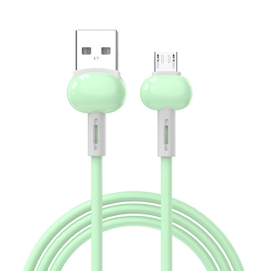 Cable de Carga Rápida USB-C Silicona Líquida Compatible con iPhone y Android - Image 6
