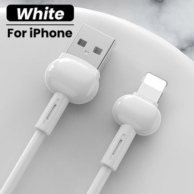 Cable de Carga Rápida USB-C Silicona Líquida Compatible con iPhone y Android - Image 3