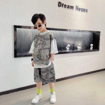 Conjunto Elegante de Tres Piezas para Niño - Estilo Moderno - Image 3