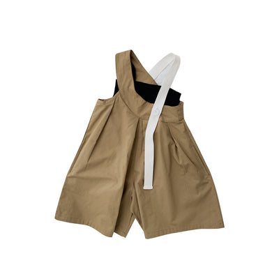 Conjunto Infantil Coreano de Dos Piezas: Blusa Holgada con Pantalón Ancho