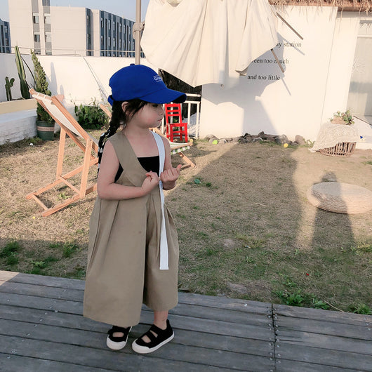Conjunto Infantil Coreano de Dos Piezas: Blusa Holgada con Pantalón Ancho - Image 4