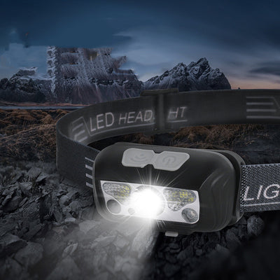 Luz Frontal LED con Sensor de Movimiento y Carga USB - Potente Linterna para Correr - Image 9