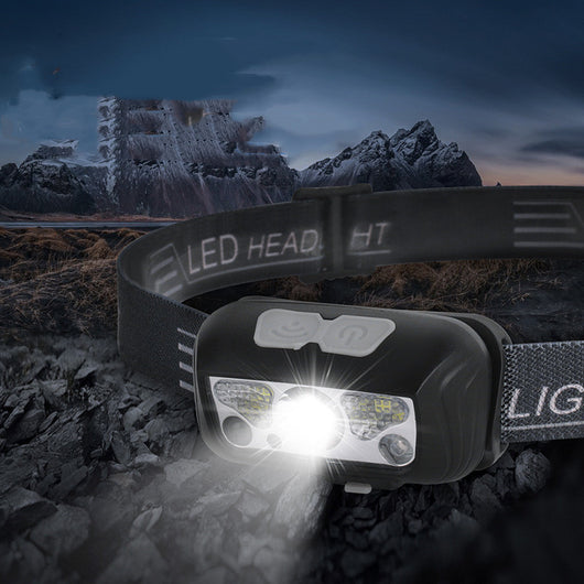 Luz Frontal LED con Sensor de Movimiento y Carga USB - Potente Linterna para Correr - Image 5