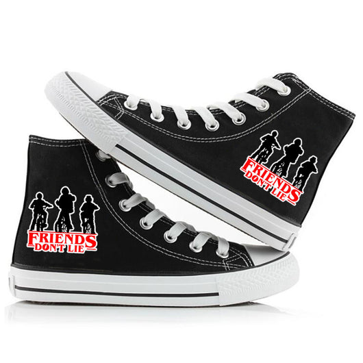 Zapatillas Stranger Things para Parejas - Lona Altas - Image 13