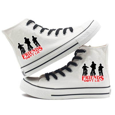 Zapatillas Stranger Things para Parejas - Lona Altas - Image 10