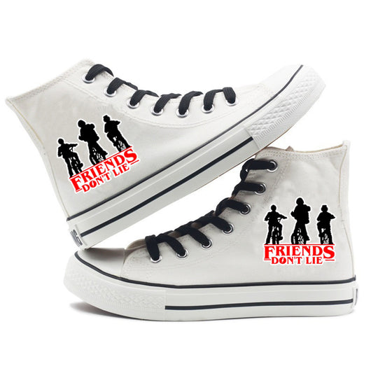 Zapatillas Stranger Things para Parejas - Lona Altas - Image 10