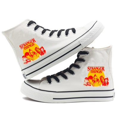 Zapatillas Stranger Things para Parejas - Lona Altas - Image 2