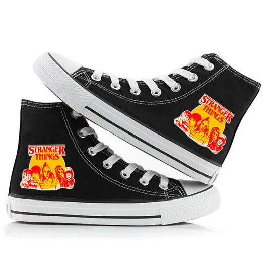 Zapatillas Stranger Things para Parejas - Lona Altas