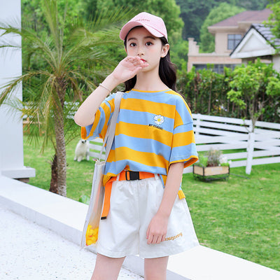 Conjunto de Verano para Niños y Niñas - Playera y Shorts de Algodón - Image 7