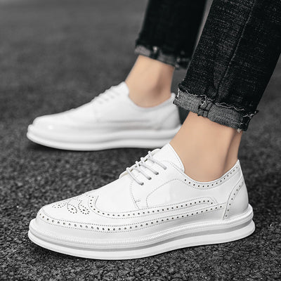 Zapatos Casuales Tipo Oxford Británico con Suela Reforzada para Hombre