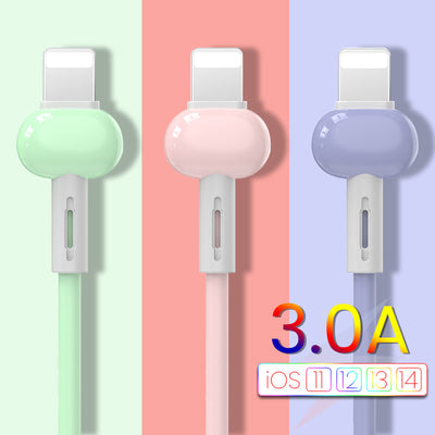 Cable de Carga Rápida USB-C Silicona Líquida Compatible con iPhone y Android - Image 8
