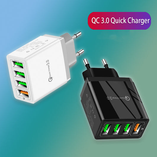Cargador USB Múltiple 4.1A de Carga Rápida